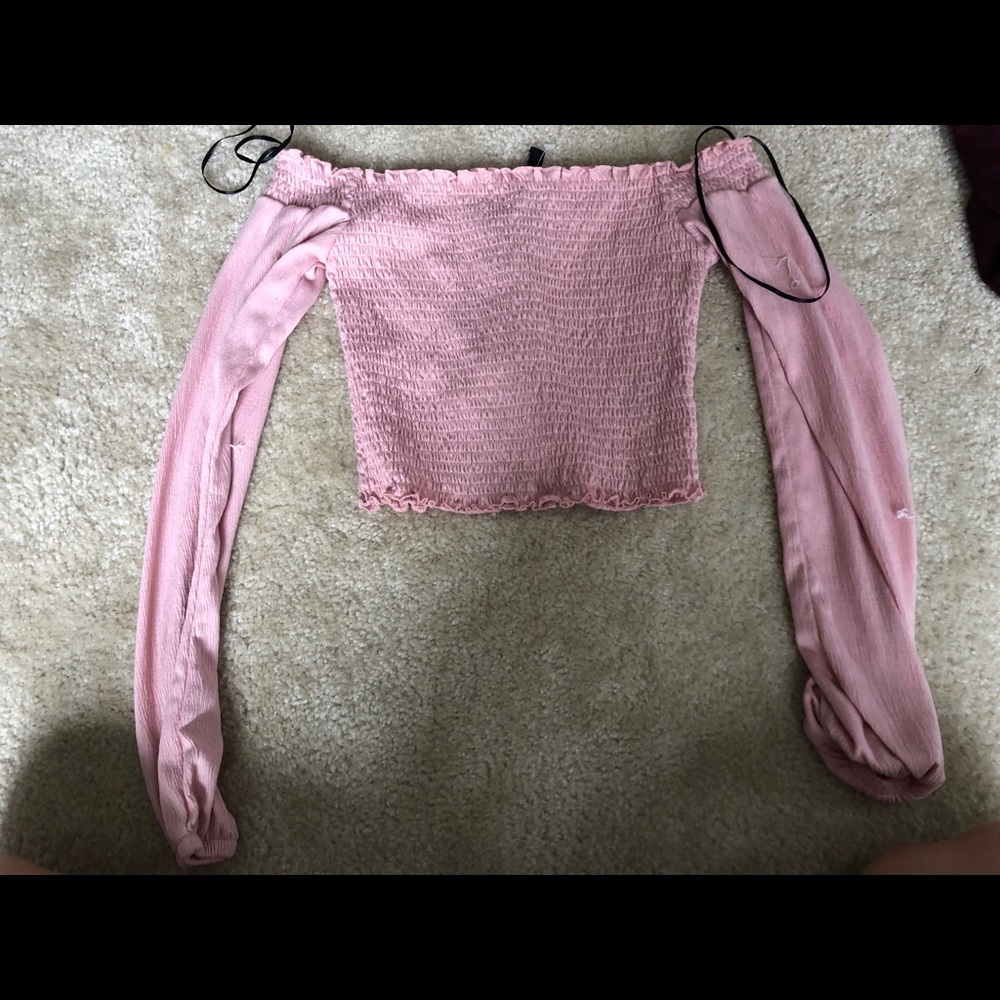 cute off the shoulders top